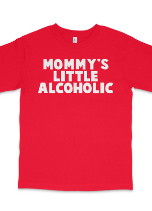 Mommy's Little Alcoholic Custom Printed T-Shirt