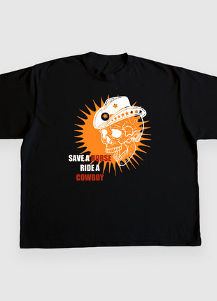 SAVE A HORSE RIDE A COWBOY CUSTOM PRINTED T-SHIRT