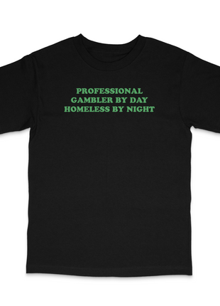 Professional Gambler Custom Printed T-Shirt
