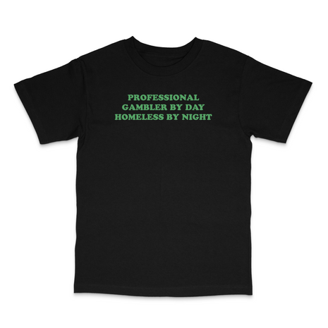 Professional Gambler Custom Printed T-Shirt