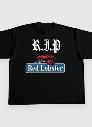 RIP RED LOBSTER CUSTOM PRINTED T-SHIRT