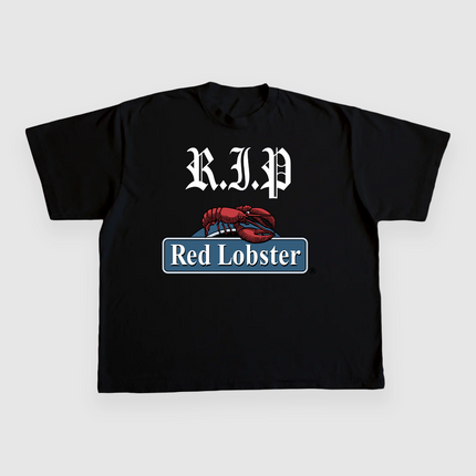 RIP RED LOBSTER CUSTOM PRINTED T-SHIRT