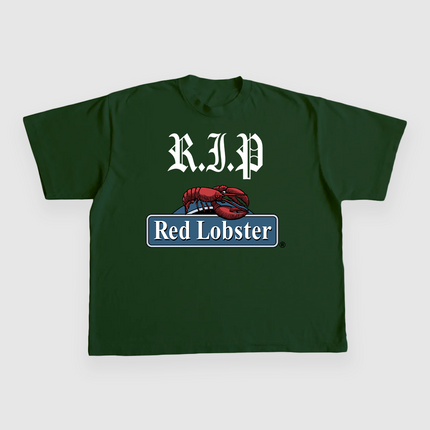 RIP RED LOBSTER CUSTOM PRINTED T-SHIRT