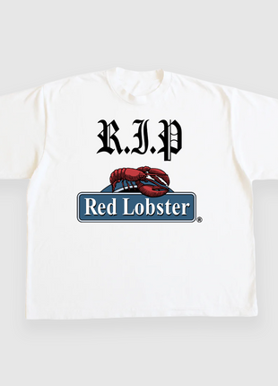 RIP RED LOBSTER CUSTOM PRINTED T-SHIRT