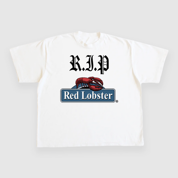 RIP RED LOBSTER CUSTOM PRINTED T-SHIRT – Old School Hats