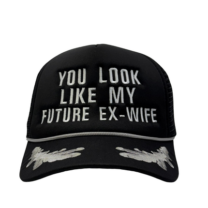 You Like My Future Ex-Wife Custom Embroidered Scrambled Eggs Mesh Hat