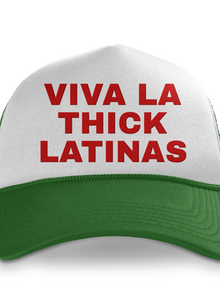 Viva La Thick Latinas Custom Printed Trucker Hat