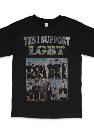 Yes I Support LGTB Custom Printed T-Shirt