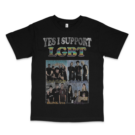 Yes I Support LGTB Custom Printed T-Shirt