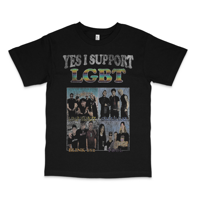 Yes I Support LGTB Custom Printed T-Shirt