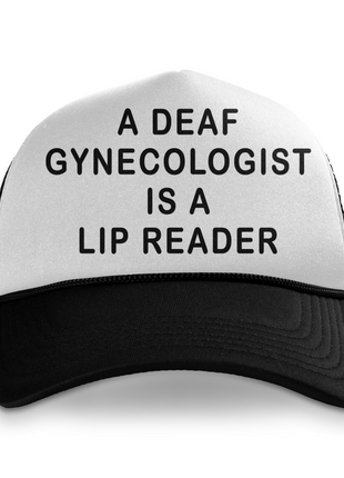 A Deaf Gynecologist Custom Printed Hat