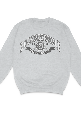 Billy University Custom Printed Sweatshirt Billy is Terrible