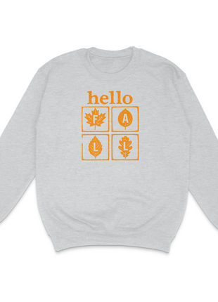 Hello Fall Custom Printed Sweatshirt