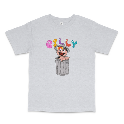 Billy Trashcan Custom Printed T-Shirt Billy is Terrible