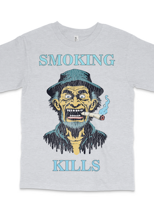 Smoking Kills Custom Printed T-Shirt