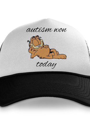 Autism Won Today Custom Printed Mesh Trucker Hat