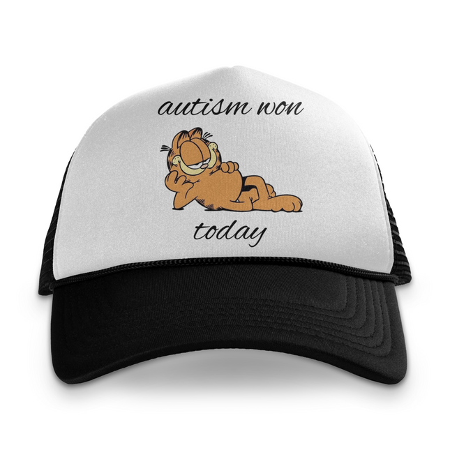 Autism Won Today Custom Printed Mesh Trucker Hat