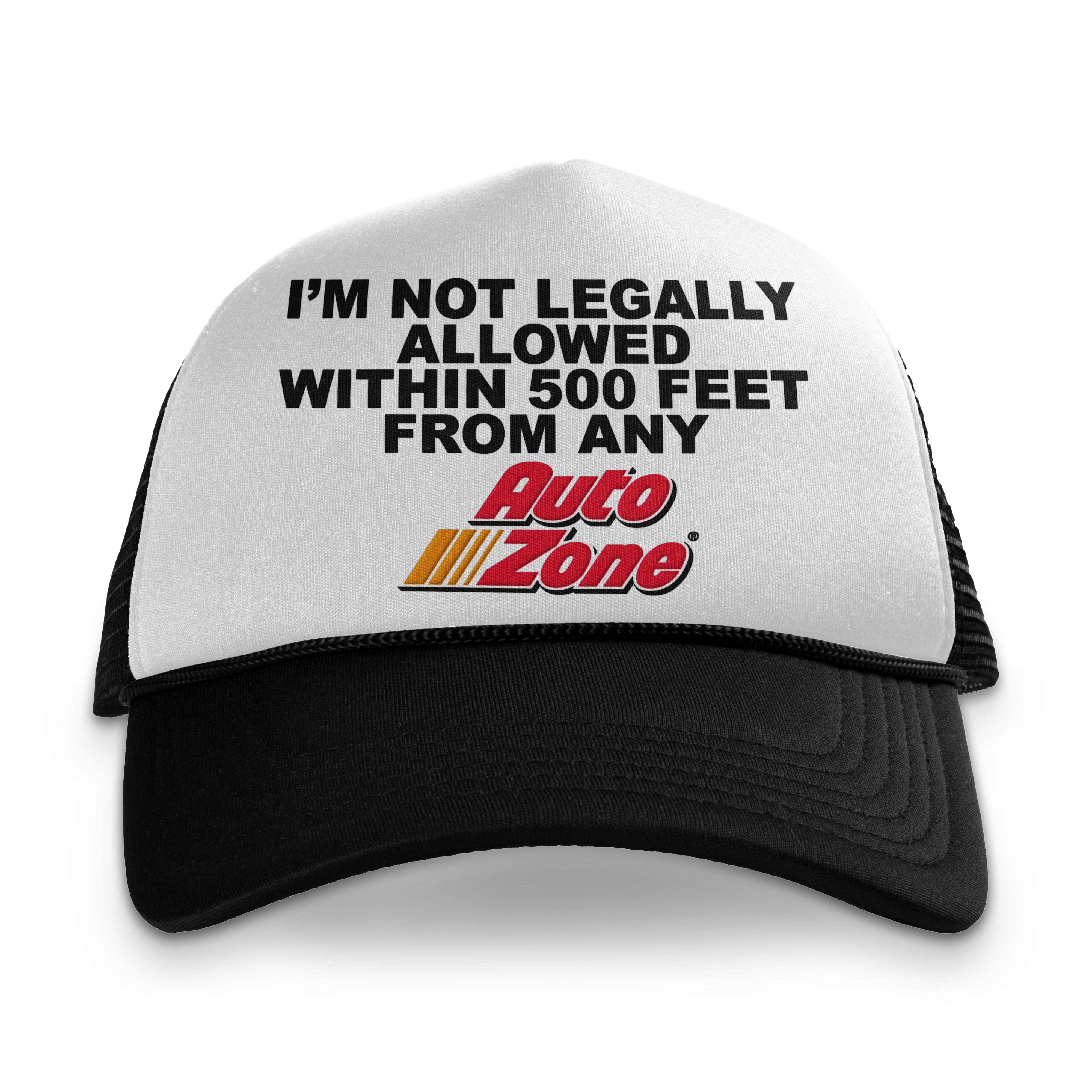 Auto Zone Racing Hat I'm Not Legally Allowed Within 500 Feet Custom Printed Hat – Old School ...