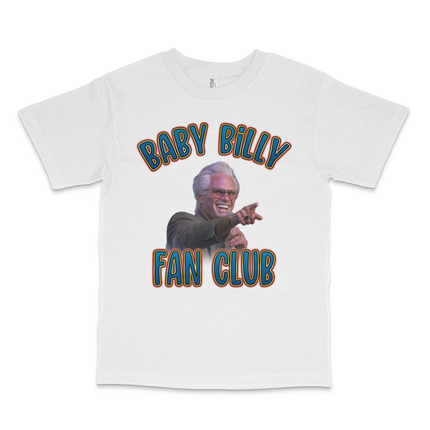 Baby Billy Fan Club Custom Printed T-Shirt