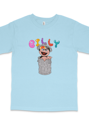 Billy Trashcan Custom Printed T-Shirt Billy is Terrible