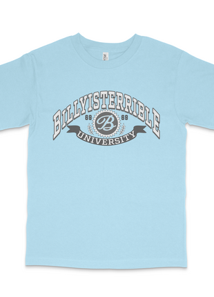 Billy University Custom Printed T-Shirt Billy is Terrible