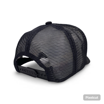 Live Laugh Limp Bizkit Custom Embroidered WHITE/BLACK MESH HAT