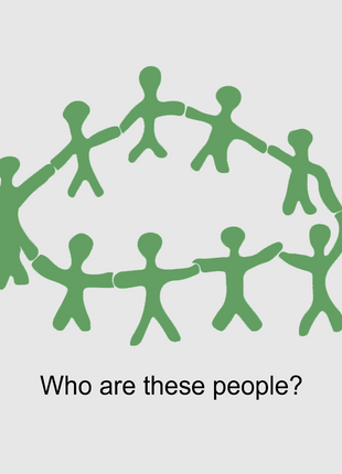 WHO ARE THESE PEOPLE? Custom Printed Cream/Black Ringer T-Shirt