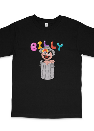 Billy Trashcan Custom Printed T-Shirt Billy is Terrible