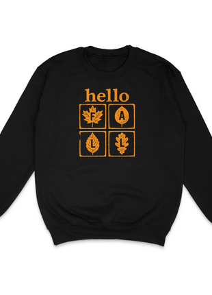 Hello Fall Custom Printed Sweatshirt