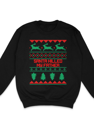 My Father Ugly Christmas Custom Printed Sweatshirt