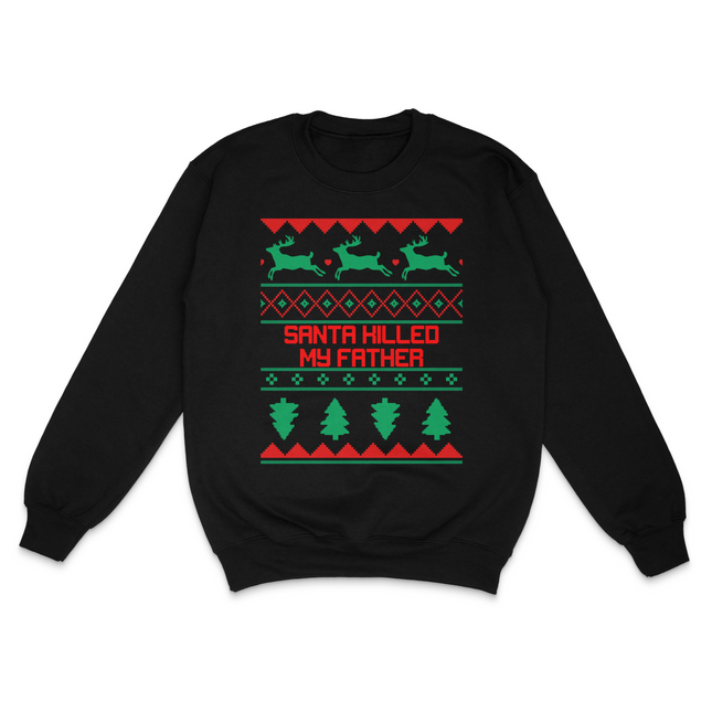 My Father Ugly Christmas Custom Printed Sweatshirt