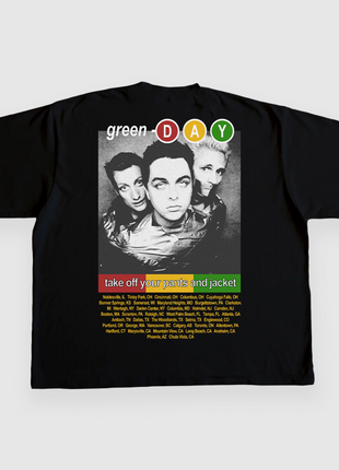 Green Day TOUR SHIRT CUSTOM PRINTED T-SHIRT