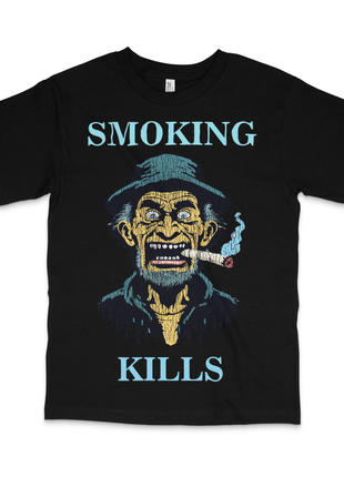 Smoking Kills Custom Printed T-Shirt