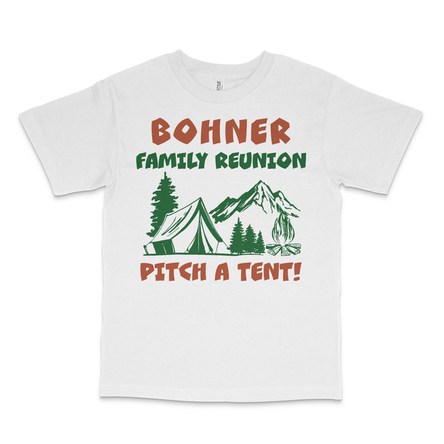Bohner Family Reunion Custom Printed T-Shirt