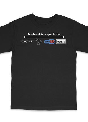 Boyhood Is A Spectrum Custom Printed T-Shirt