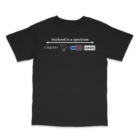 Boyhood Is A Spectrum Custom Printed T-Shirt