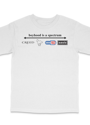 Boyhood Is A Spectrum Custom Printed T-Shirt