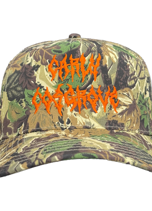 Carly Cosgrove Heavy Metal Camo Custom Embroidered HAt