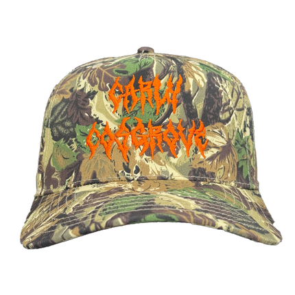 Carly Cosgrove Heavy Metal Camo Custom Embroidered HAt