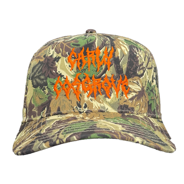 Carly Cosgrove Heavy Metal Camo Custom Embroidered HAt