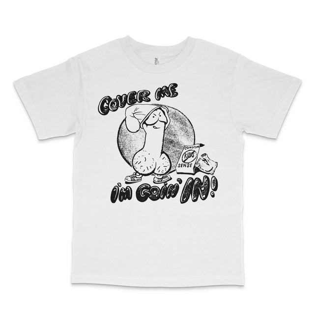 Cover Me I'm Going In Custom Printed T-Shirt