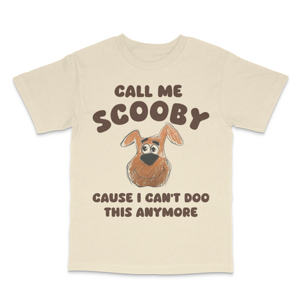 Call Me Scooby Custom Printed T-shirt
