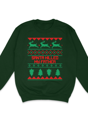 My Father Ugly Christmas Custom Printed Sweatshirt