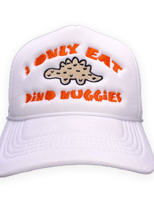 I Only Eat Dino Nuggies Custom Embroidered Hat