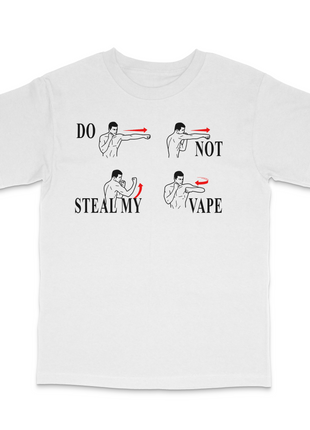 Do Not Steal My Vape Custom Printed T-Shirt