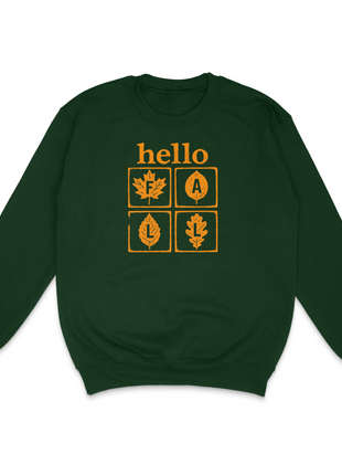 Hello Fall Custom Printed Sweatshirt