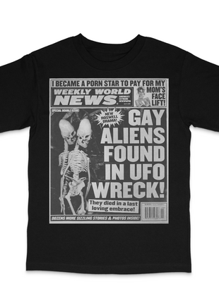 Gay Alien Custom Printed T-Shirt