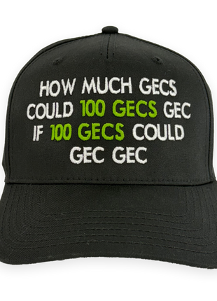 How Much Gecs Embroidered Hat