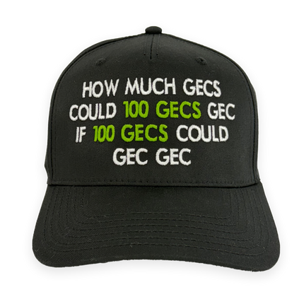 How Much Gecs Embroidered Hat
