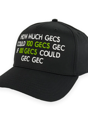 How Much Gecs Embroidered Hat